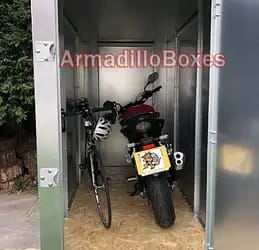 6ft Motorcycle storage shed large motorcycle security motorbike storage scooter shed