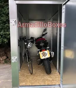 6ft Motorcycle storage shed large motorcycle security motorbike storage scooter shed