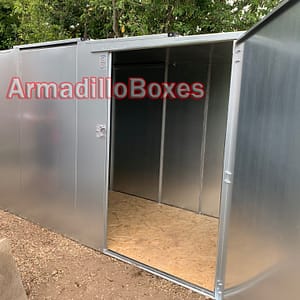 Secure garden shed motorcycle shed 14ft long fatboy 5ft wide