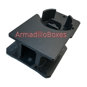 Heavy duty van type anti bolt crop locks with extra reinforcing to stop/delay battery grinder attacks