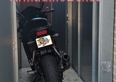 Honda CBR 1000 Fireblade ArmadilloBoxes secure shed