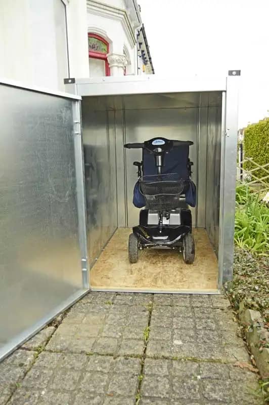 Mobility Scooter storage, Structural wood floor