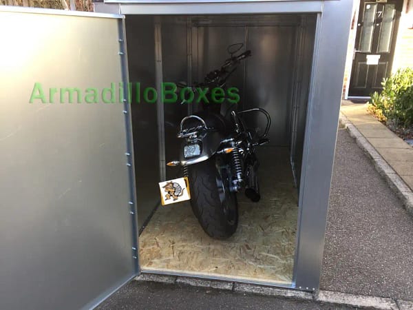 6ft Motorcycle storage shed large motorcycle security motorbike storage scooter shed - Image 10