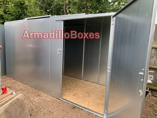Secure garden shed motorcycle shed 14ft long fatboy 5ft wide