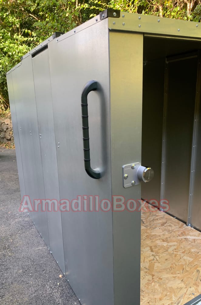 Fat Boy 6ft high 5ft wide 8ft long Mobility storage scooter shed METAL for large off road scooters - Image 6