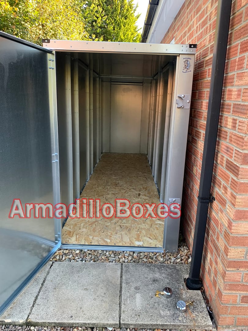 Secure Motorbike shed for 2 bikes 4ft wide 15ft long 6ft high - Image 2