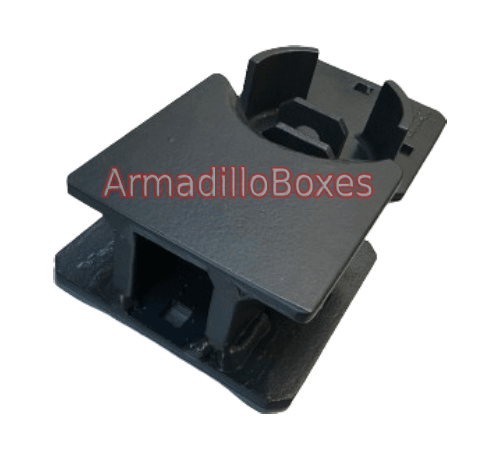 Heavy duty van type anti bolt crop locks with extra reinforcing to stop/delay battery grinder attacks