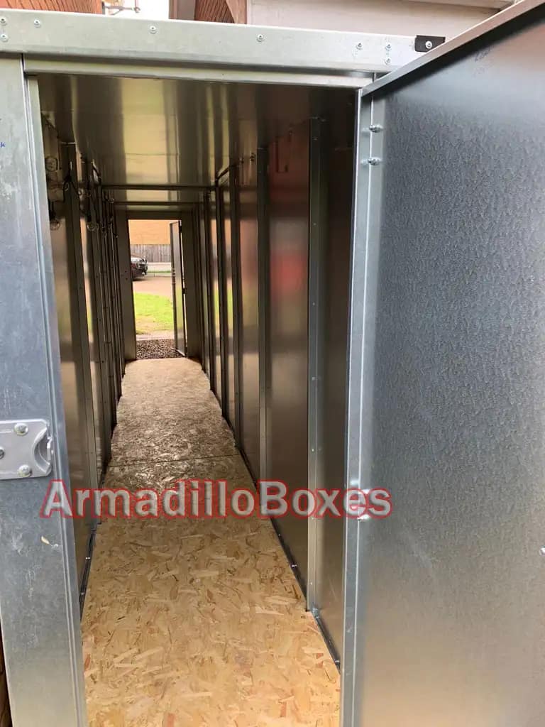 915mm wide 5 m long (16ft) storage Door each end